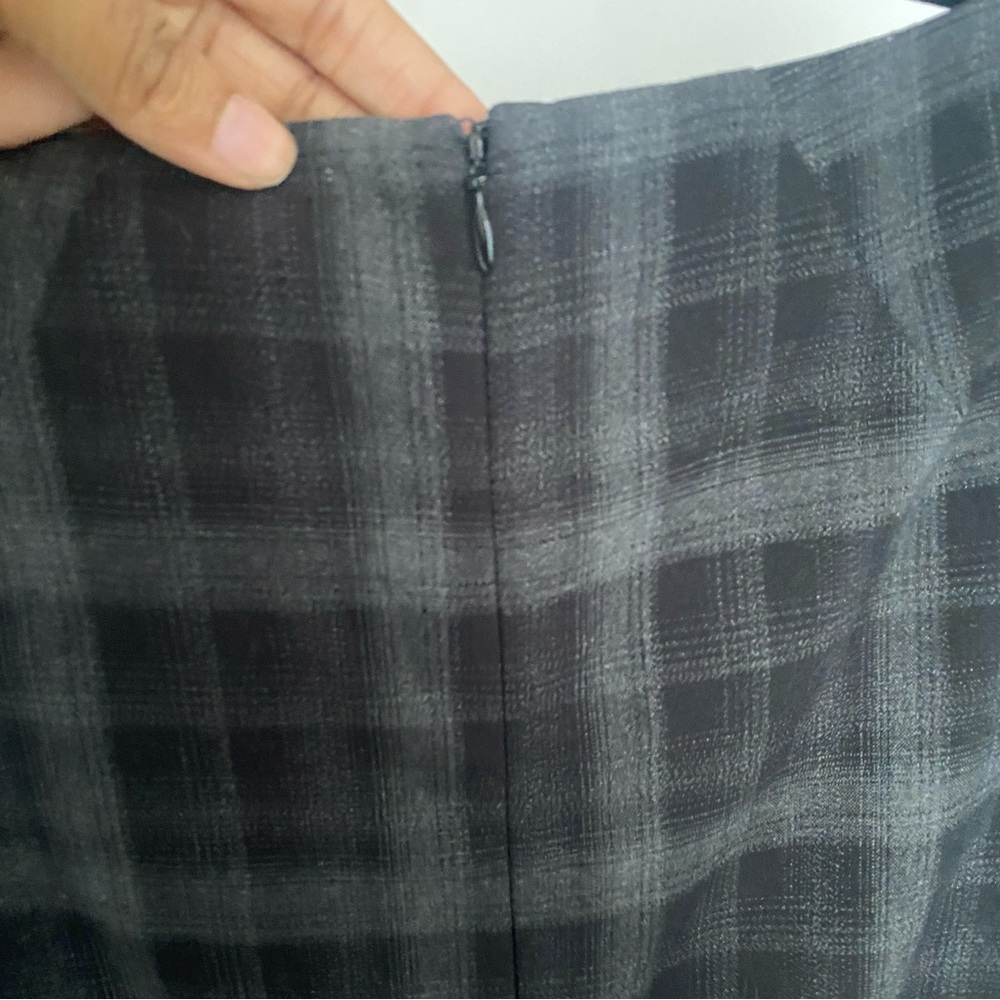 SANDRA ANGELLAZI - Plaid grey and black dress - size S - Picture 8 of 10